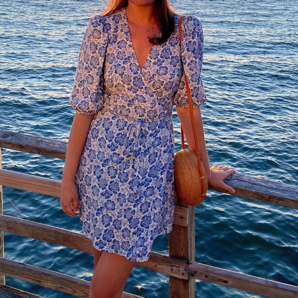 Reformation wrap dress